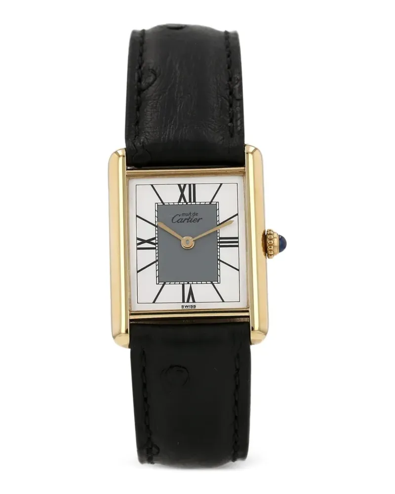 Cartier 1990s Tank Must 31mm watch - Weiß Weiß