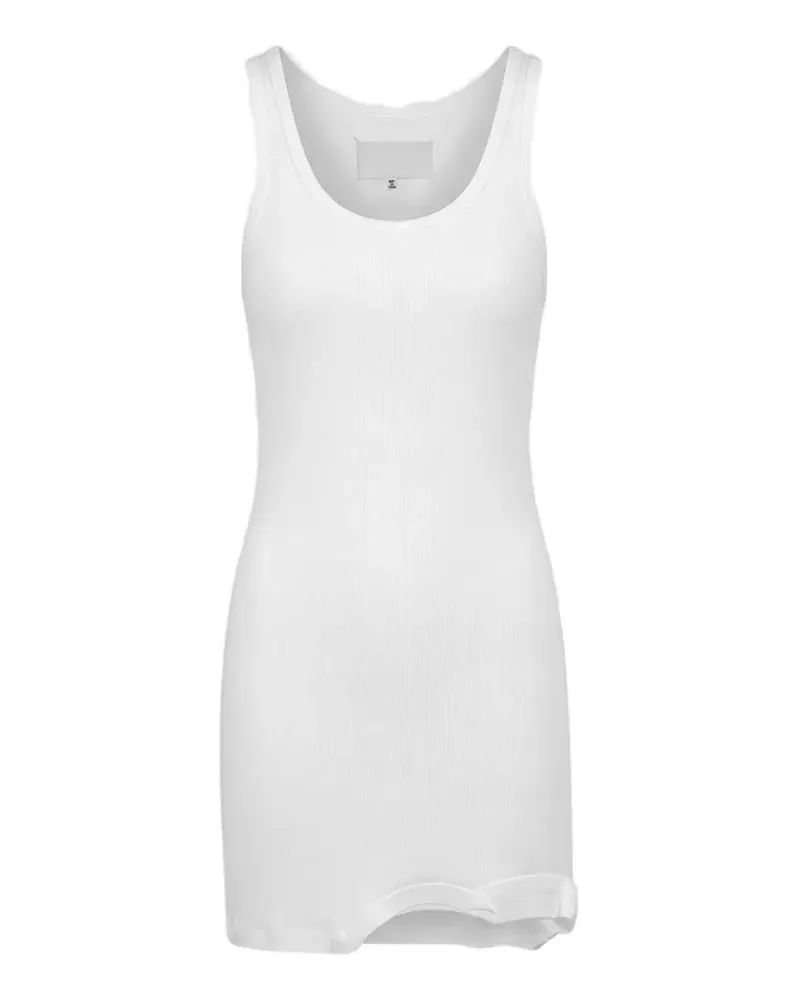 Maison Margiela Minikleid mit Streifen - Weiß Weiß