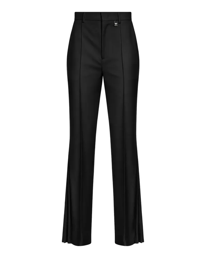 Giuseppe di Morabito pleated flared trousers - Schwarz Schwarz