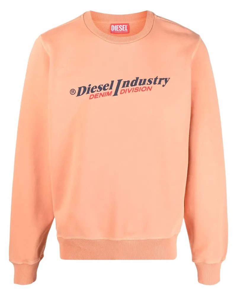 Diesel S-Ginn-Ind Sweatshirt - Orange Orange