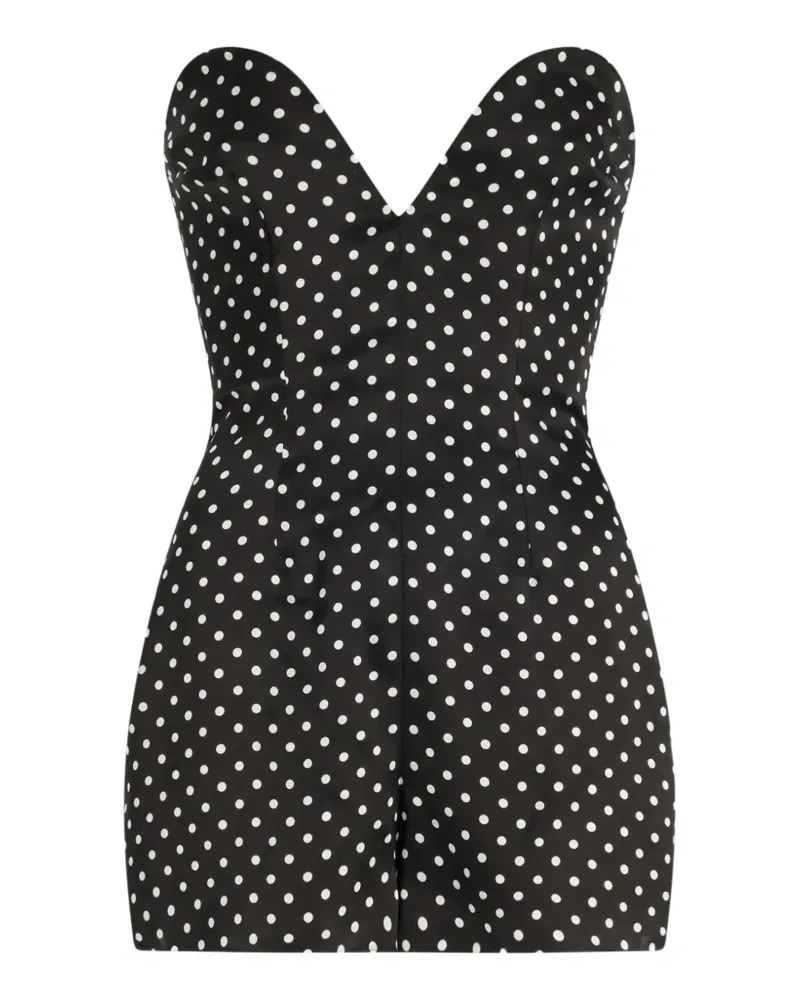 Jean Paul Gaultier Playsuit mit Polka Dots - Schwarz Schwarz