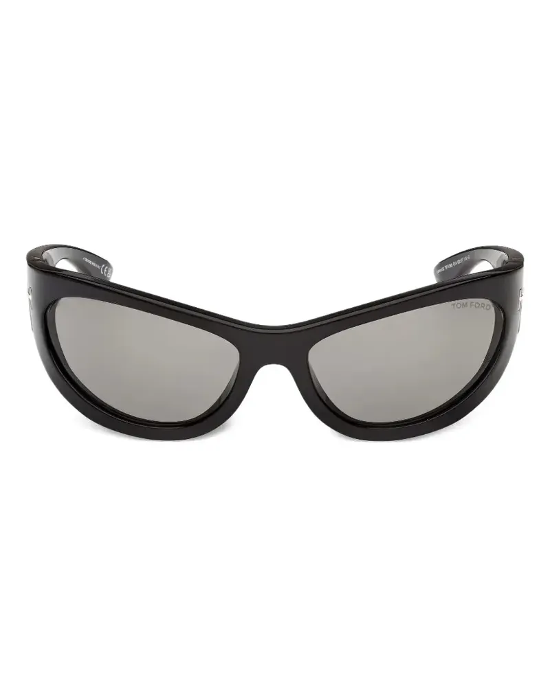 Tom Ford Leona Cat-Eye-Sonnenbrille - Schwarz Schwarz