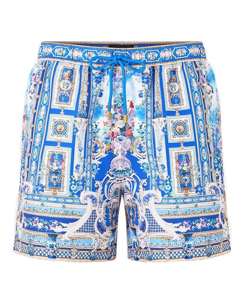 Camilla Ottoman Opulence Boardshorts mit grafischem Print - Blau Blau