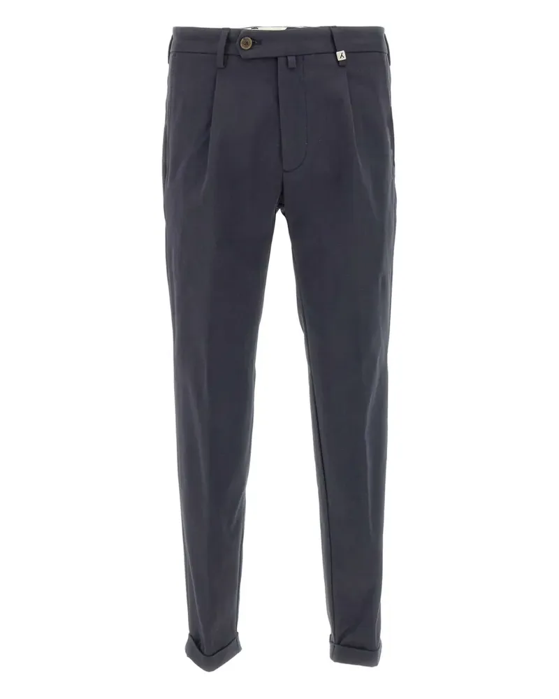 MYTHS Hose mit Bundfalten - Blau Blau