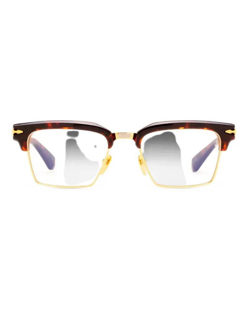 Jacques Marie Mage Eckige Alin Sonnenbrille - Braun Braun