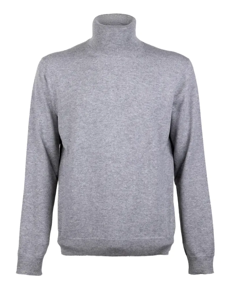 Malo roll-neck knitted sweater - Grau Grau