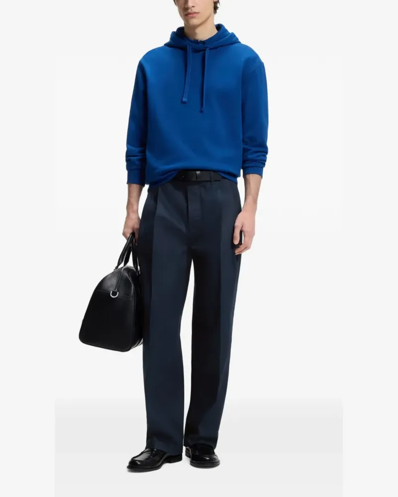 HUGO BOSS Hose mit Gürtelschlaufen - Blau Blau