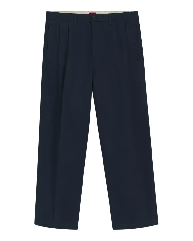 HUGO BOSS Hose mit Gürtelschlaufen - Blau Blau