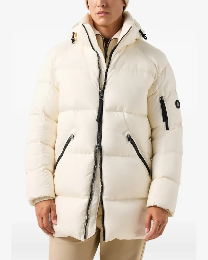 Bogner quilted hooded jacket - Weiß Weiß