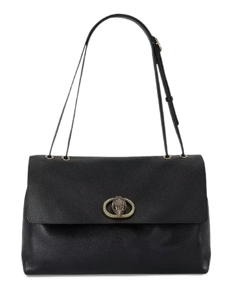 Kurt Geiger Eagle head pebbled shoulder bag - Schwarz Schwarz