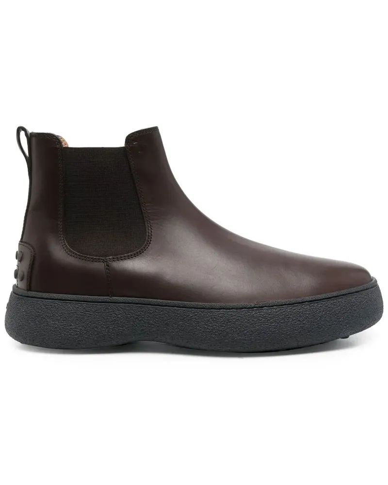 TOD'S Klassische Chelsea-Boots - Braun Braun