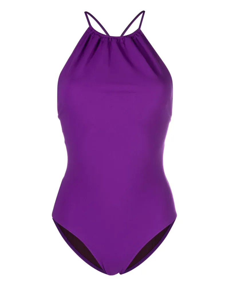 Ulla Johnson Badeanzug mit Schnürung - Violett Violett