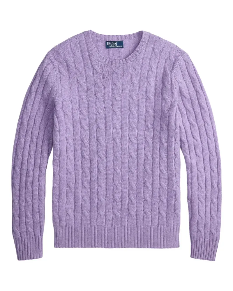 Ralph Lauren Pullover mit Zopfmuster - Violett Violett