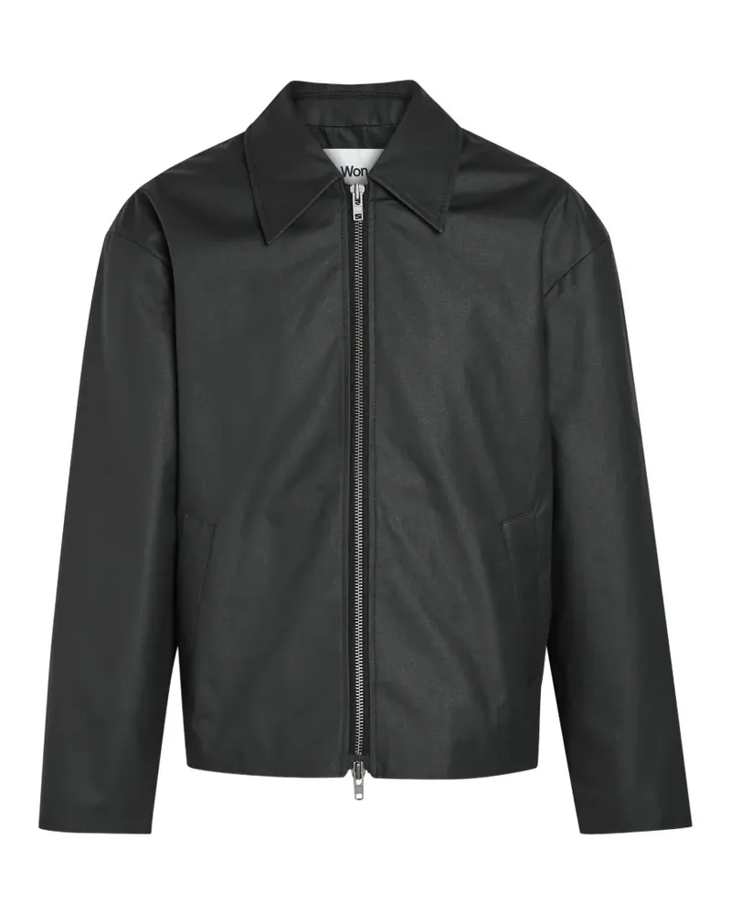 Won Hundred Sebastian zip-up jacket - Schwarz Schwarz