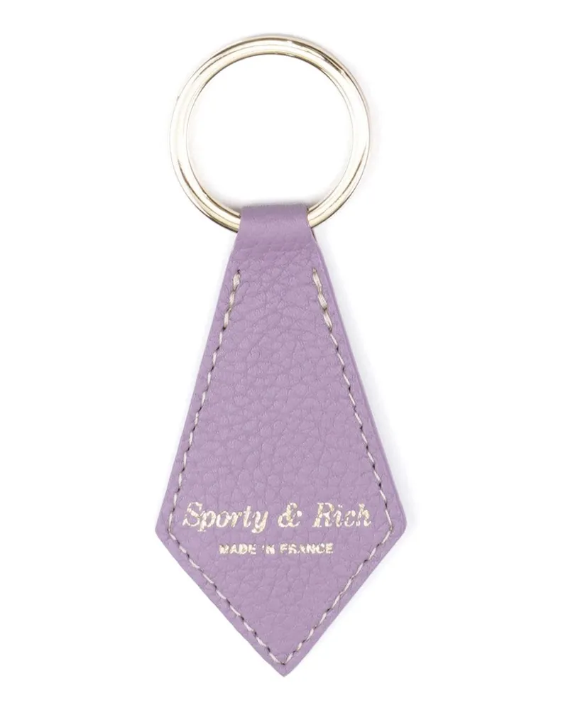 SPORTY & RICH Schlüsselanhänger mit Logo - Violett Violett