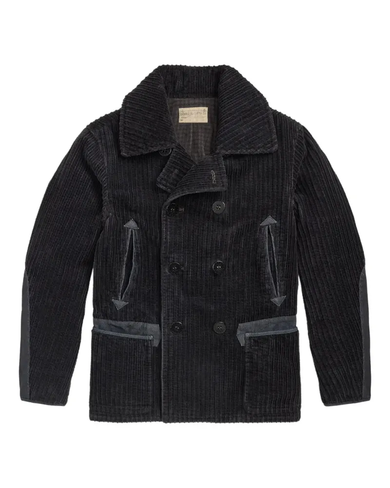 Ralph Lauren Doppelreihige Cordjacke - Blau Blau