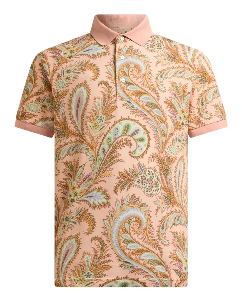 Etro Klassisches Poloshirt - Rosa Rosa