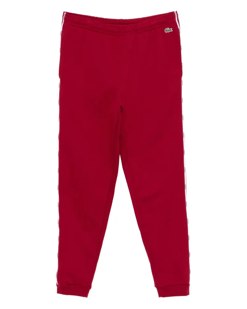 Lacoste Hose mit Logo-Stickerei - Rot Rot