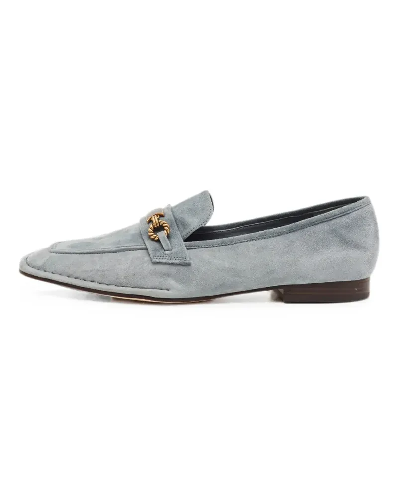Tory Burch Perrine Loafer aus Wildleder - Blau Blau
