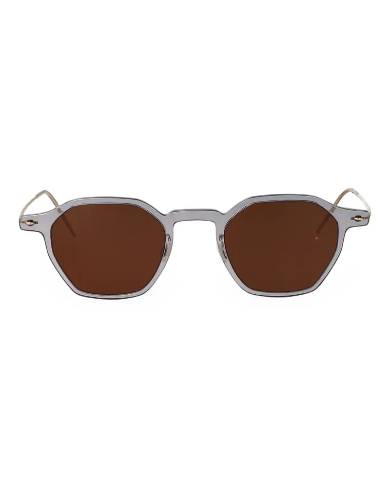 Lindberg Sonnenbrille mit geometrischem Gestell - Gold Gold