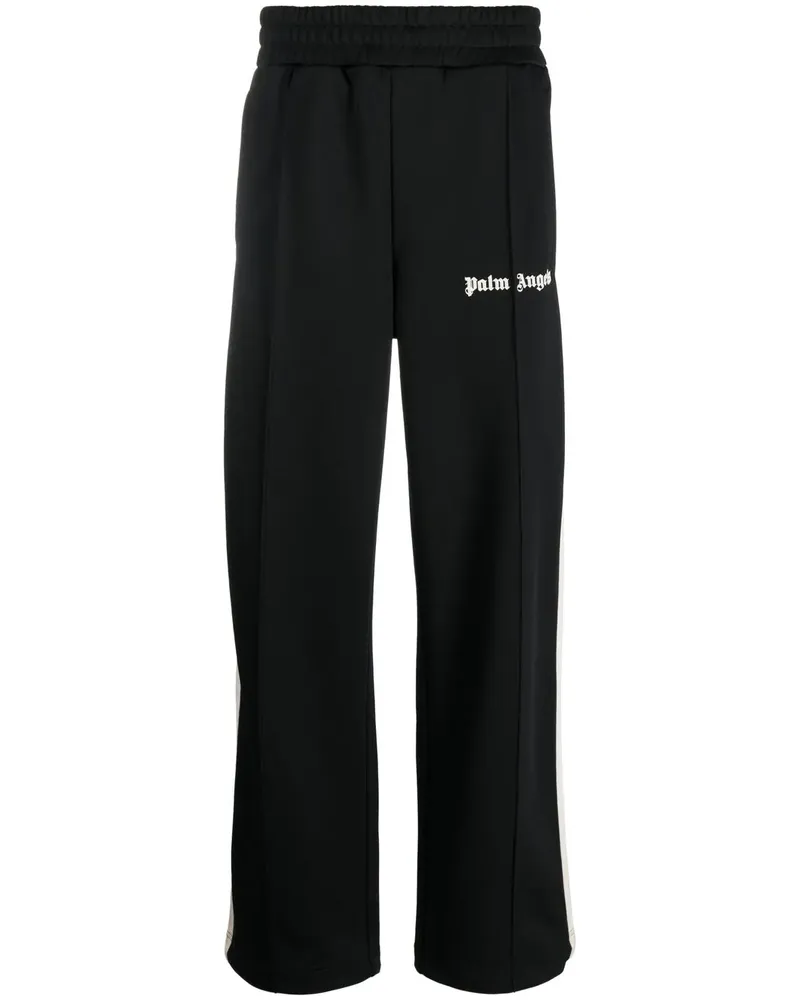 Palm Angels Jogginghose mit Logo-Print - Schwarz Schwarz