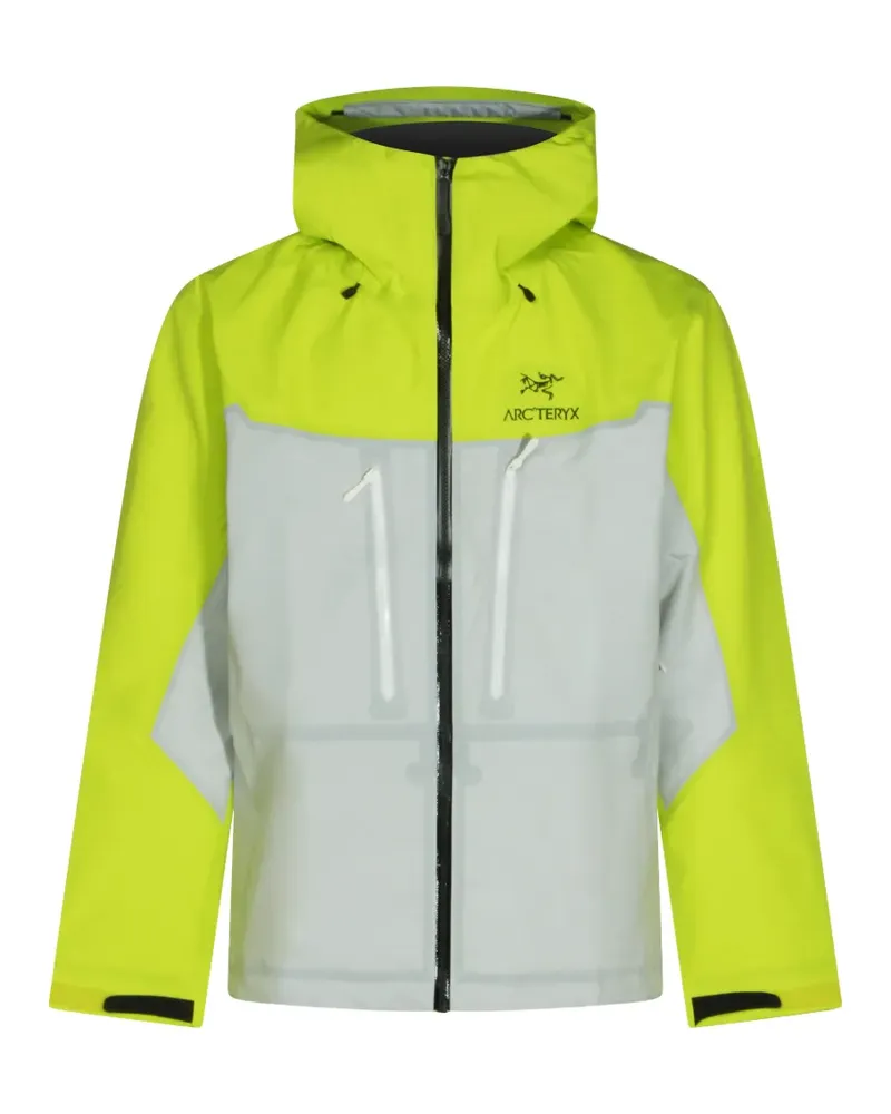 Arc'teryx Alpha hooded panelled jacket - Grün Grün
