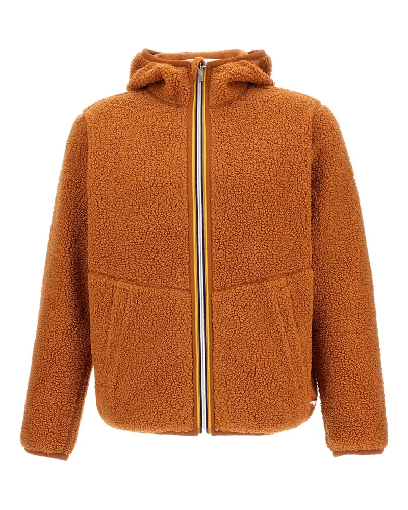 K-Way Fleecejacke mit Reißverschluss - Orange Orange