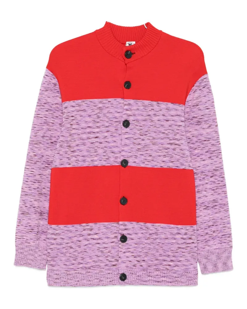 Missoni button colour-block coat - Violett Violett