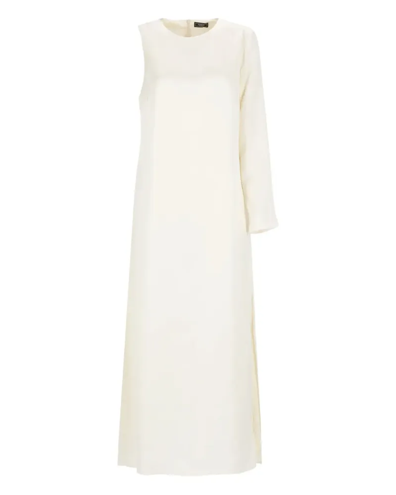 Peserico Aurea Maxikleid mit Seitenschlitz - Nude Nude