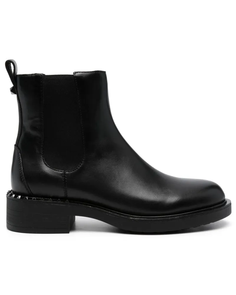 ash Stiefel mit Rockstud-Detail - Schwarz Schwarz