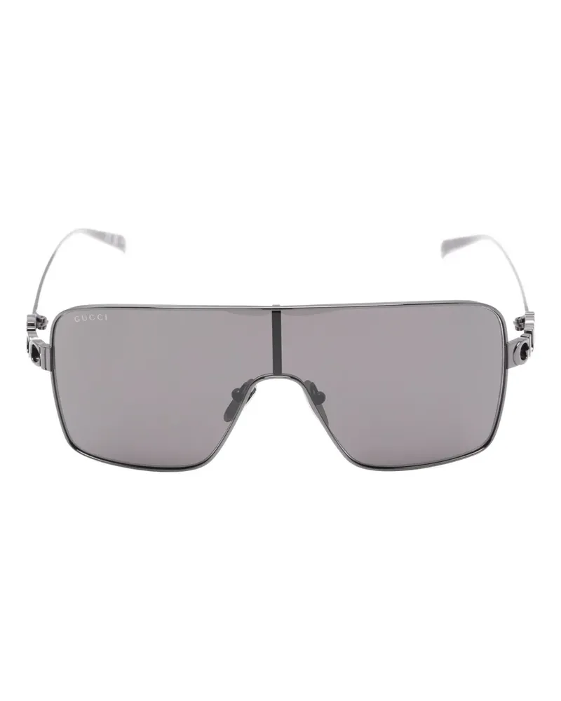 Gucci rectangle-frame sunglasses - Silber Silber