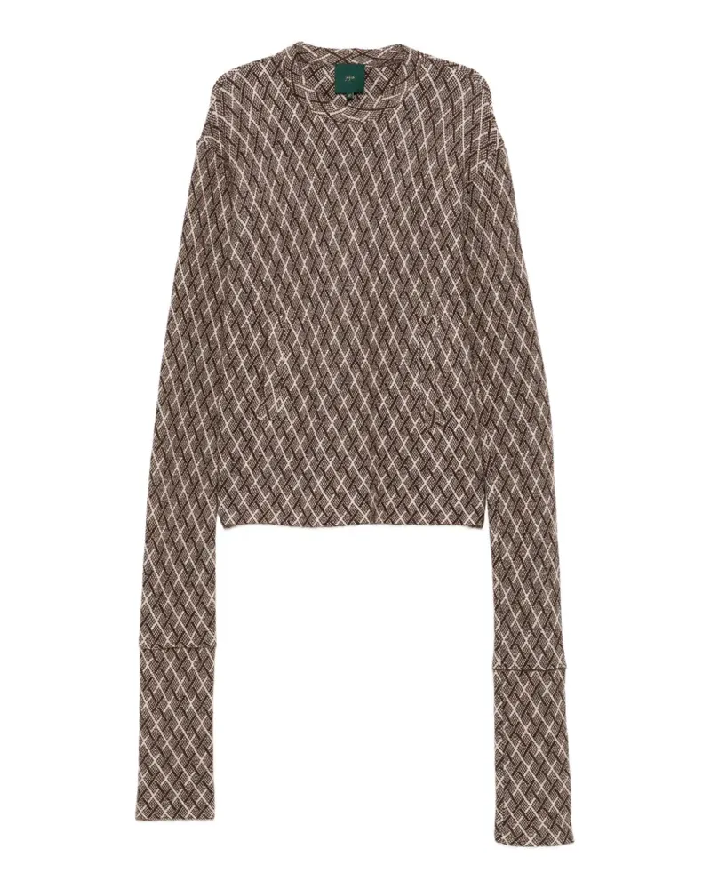 Jejia Carla patterned sweater - Braun Braun