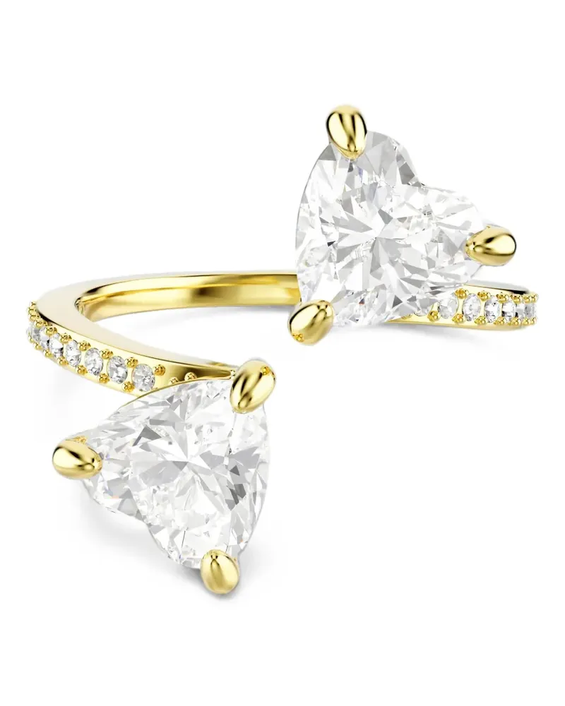 Swarovski Mesmera Ring mit Herzschliff und Kristallen - Gold Gold