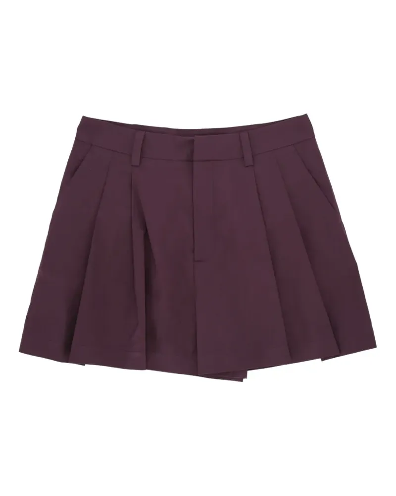 Federica Tosi pleated shorts - Violett Violett