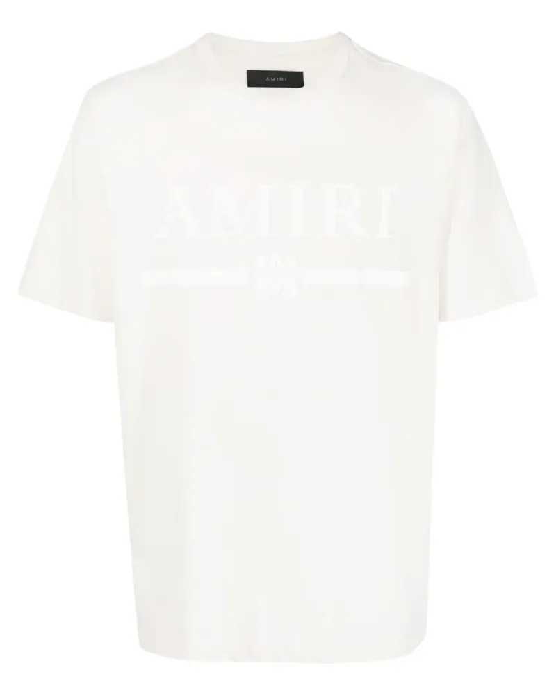 Amiri T-Shirt mit Logo-Print - Nude Nude