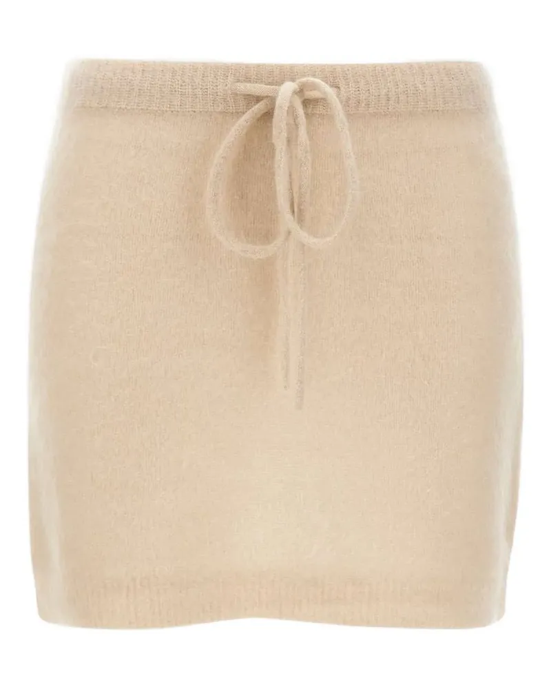 The Garment Roma Minirock mit Schleife - Nude Nude