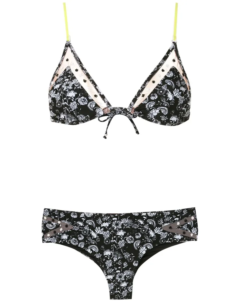 Amir Slama Margarida' Bikini - Schwarz Schwarz