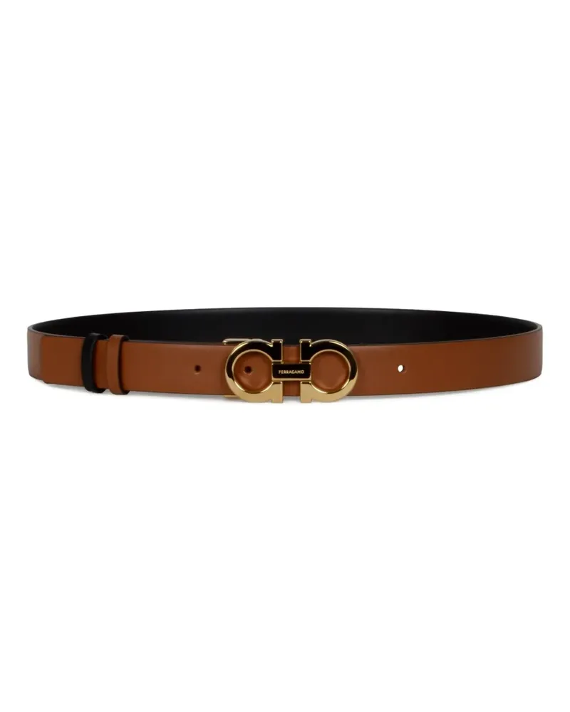 Ferragamo logo buckle belt - Nude Nude