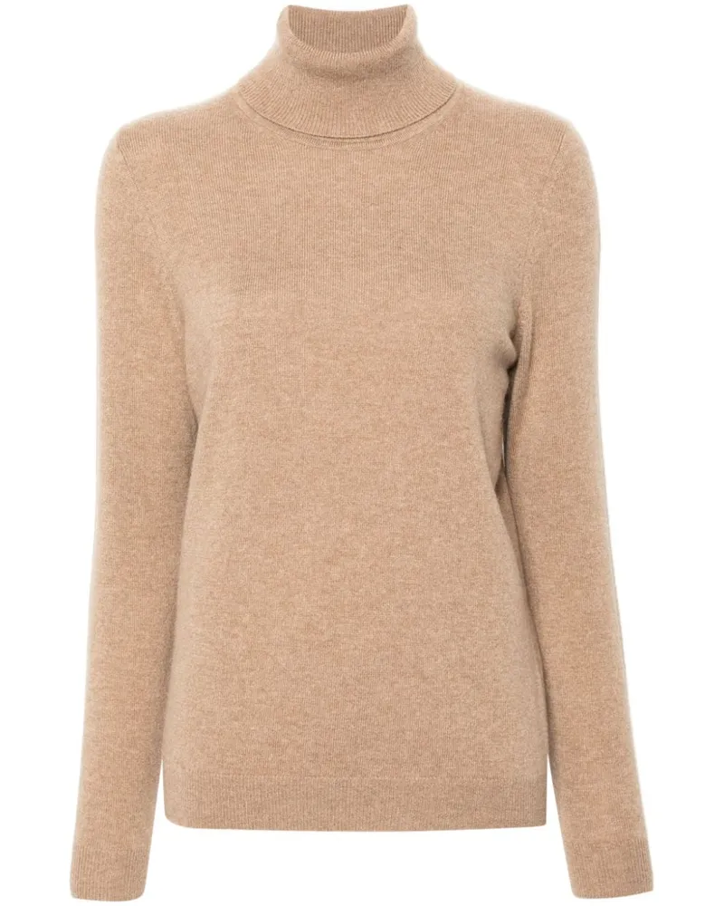 Eric Bompard Classic Rollkragenpullover Braun