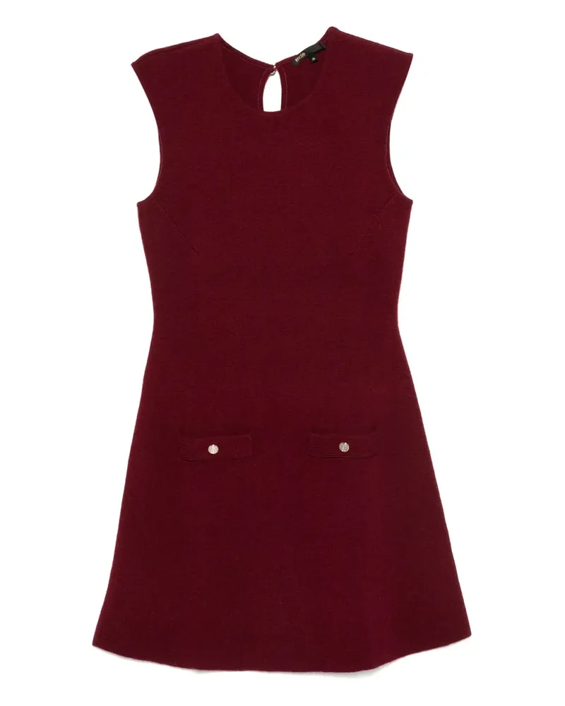 Maje Ärmelloses Kleid - Rot Rot