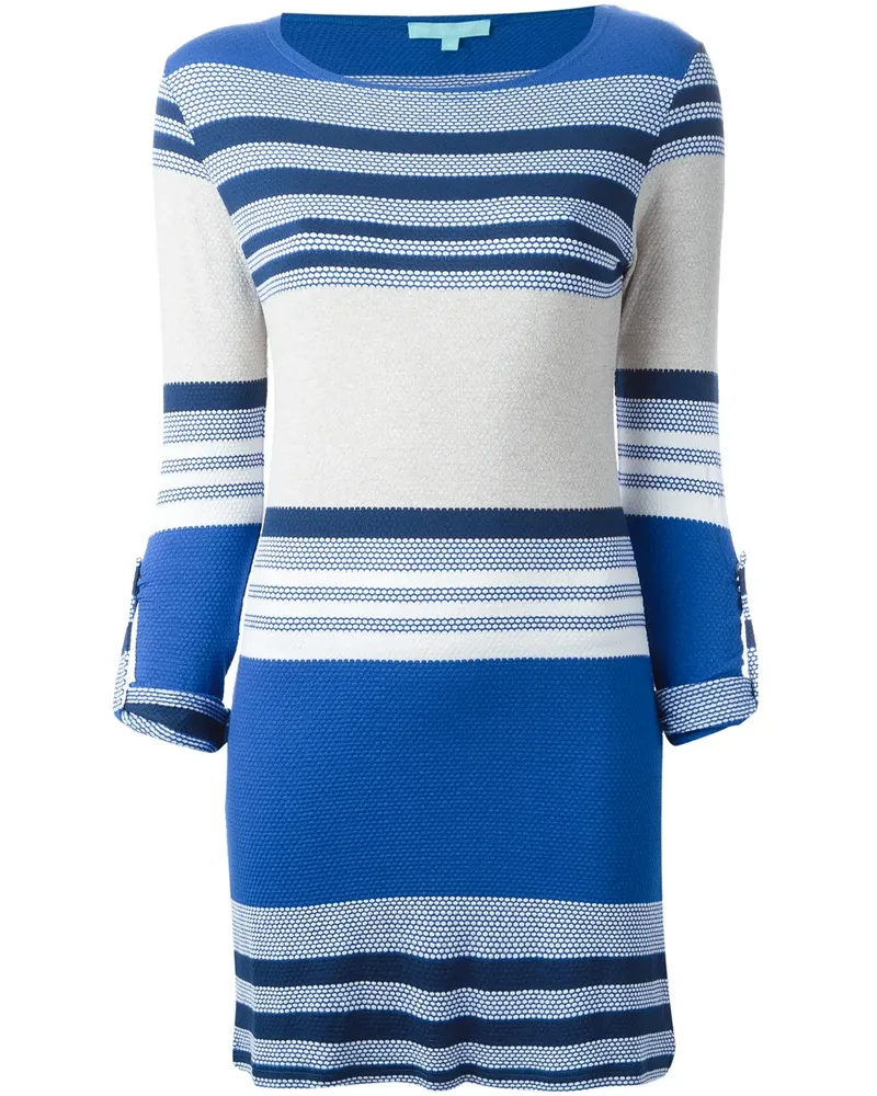 Melissa Odabash Gestreiftes Maddie Kleid - Blau Blau