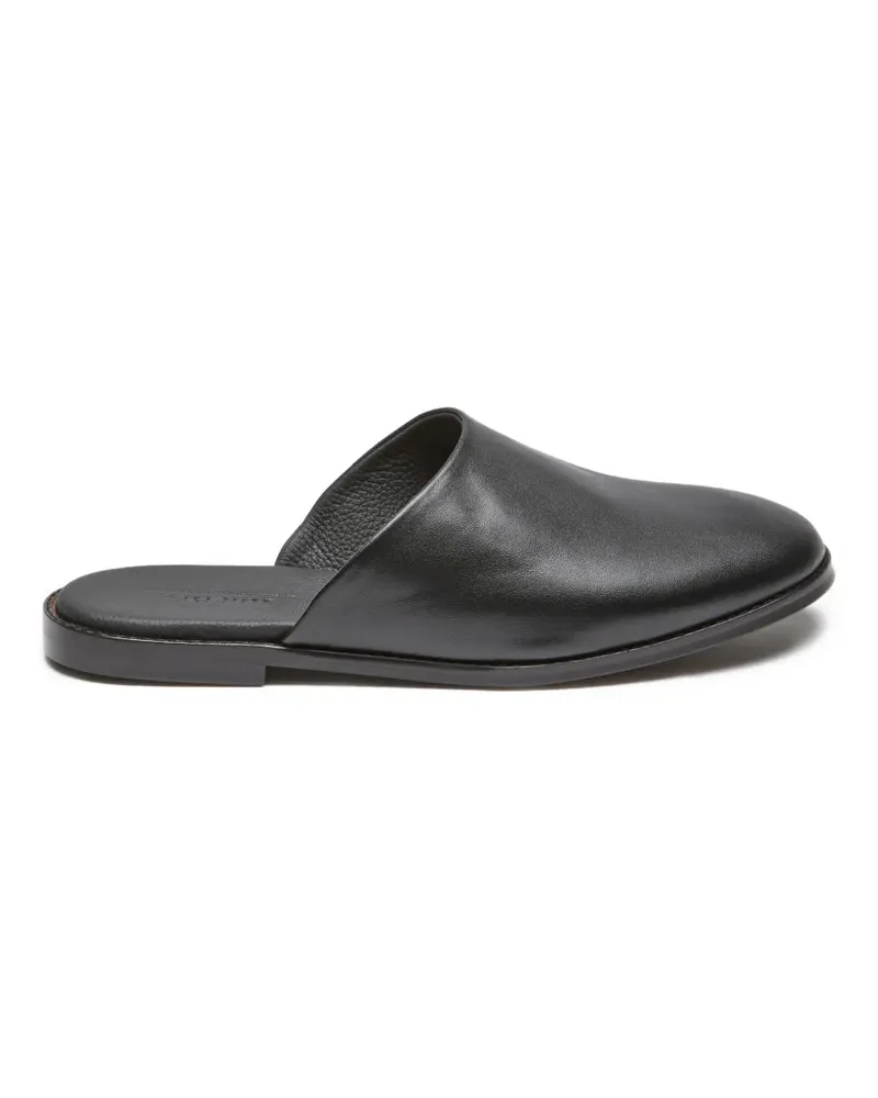 SUICOKE Mules aus Leder - Schwarz Schwarz