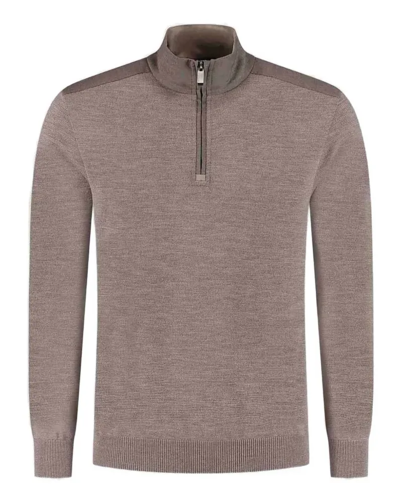 Paul & Shark quarter-zip sweater - Braun Braun