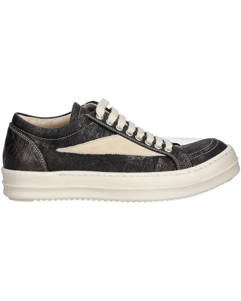 DRKSHDW by Rick Owens Vintage Sneaks metallic-effect sneakers - Schwarz Schwarz