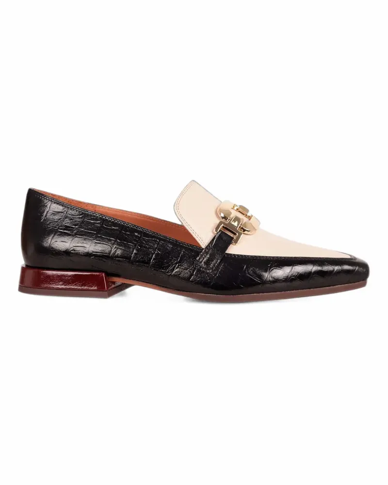 Chie Mihara Gildo croc-effect leather loafers - Schwarz Schwarz