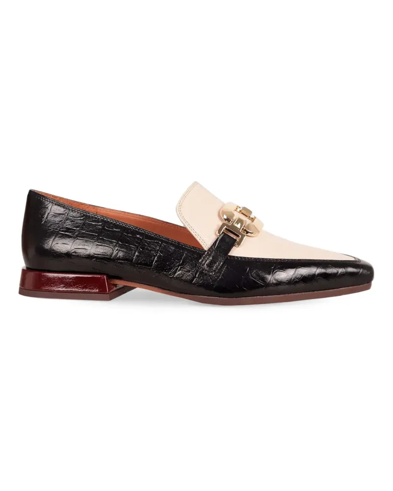 Chie Mihara Gildo Loafer mit Kroko-Effekt - Schwarz Schwarz