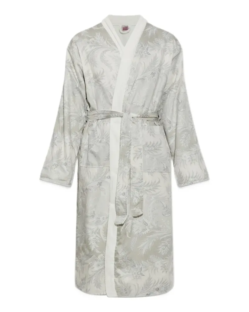 Etro Paisley-print cotton dressing gown - Grau Grau