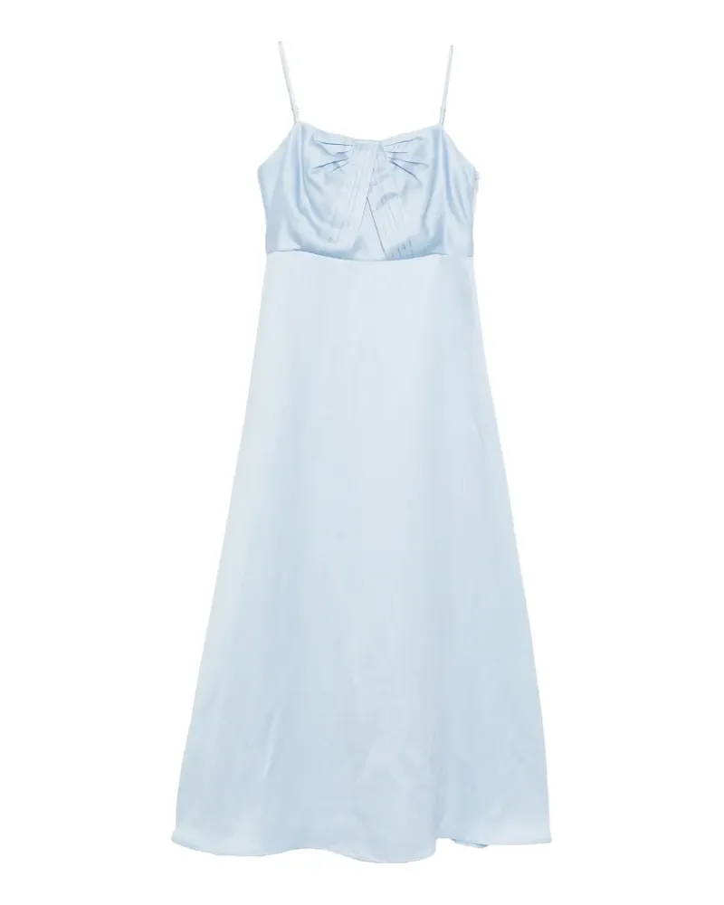 Sandro Kleid mit Schleife - Blau Blau