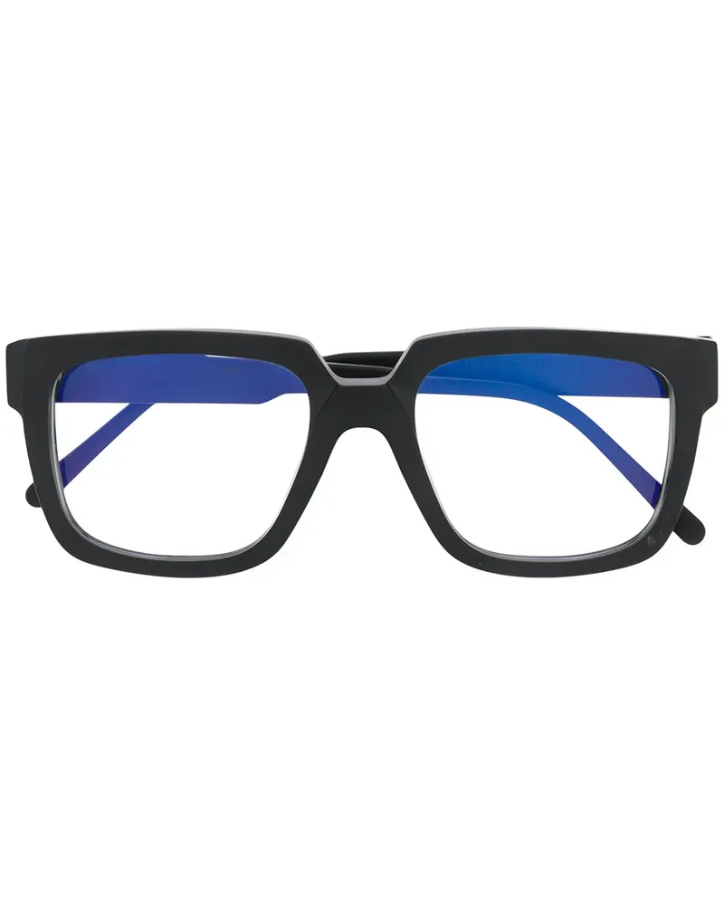 KUBORAUM Eckige Brille - Schwarz Schwarz