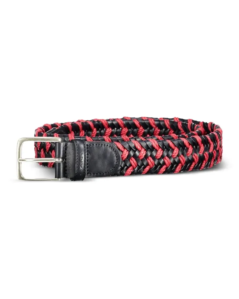 Gant braided leather belt - Schwarz Schwarz